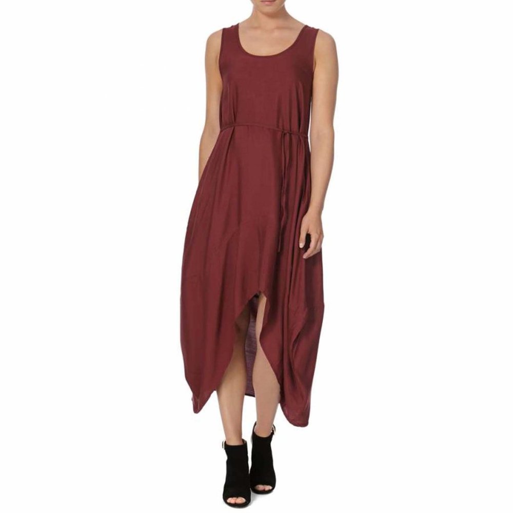 Bolongaro Trevor Oxblood Parachute Dress - Picture 3 of 11